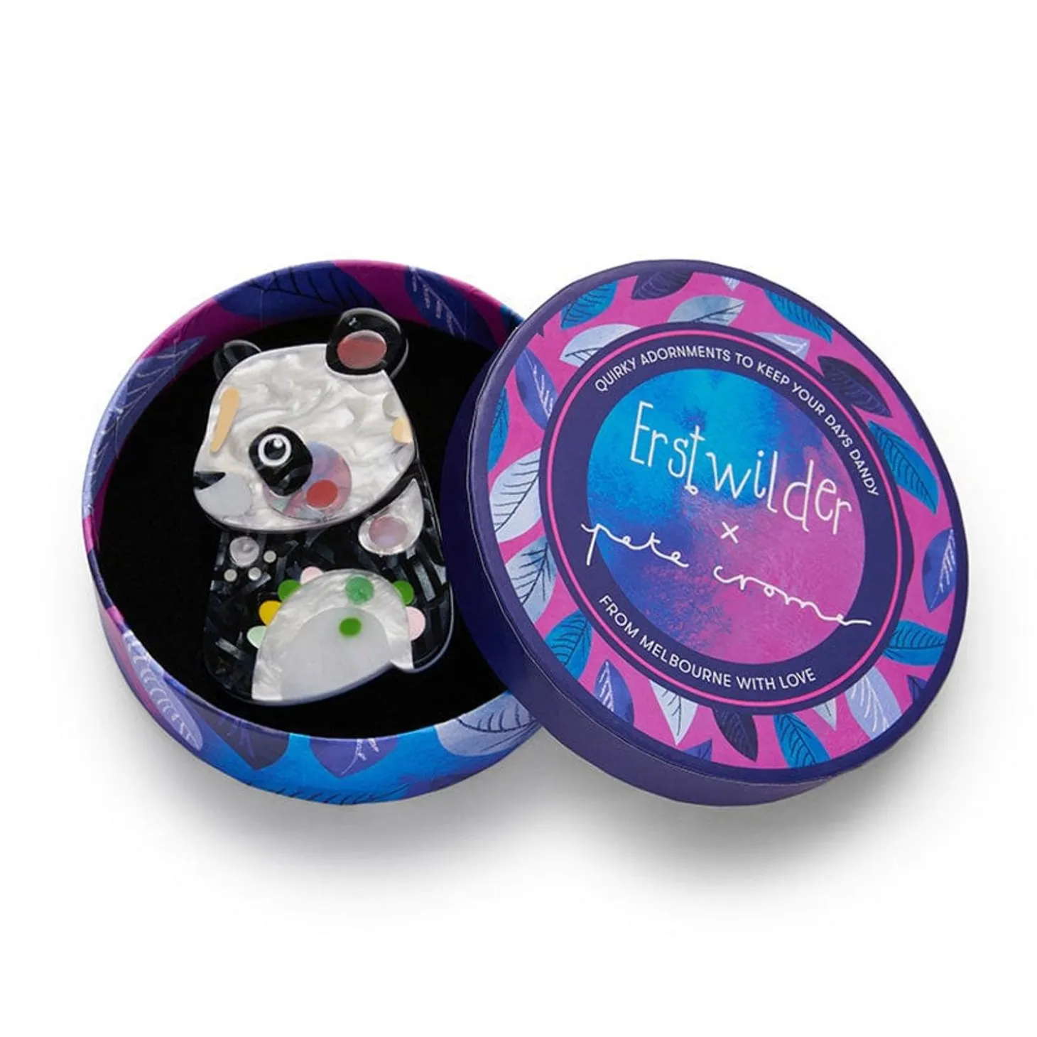 The Patient Panda Brooch