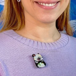 The Patient Panda Mini Brooch