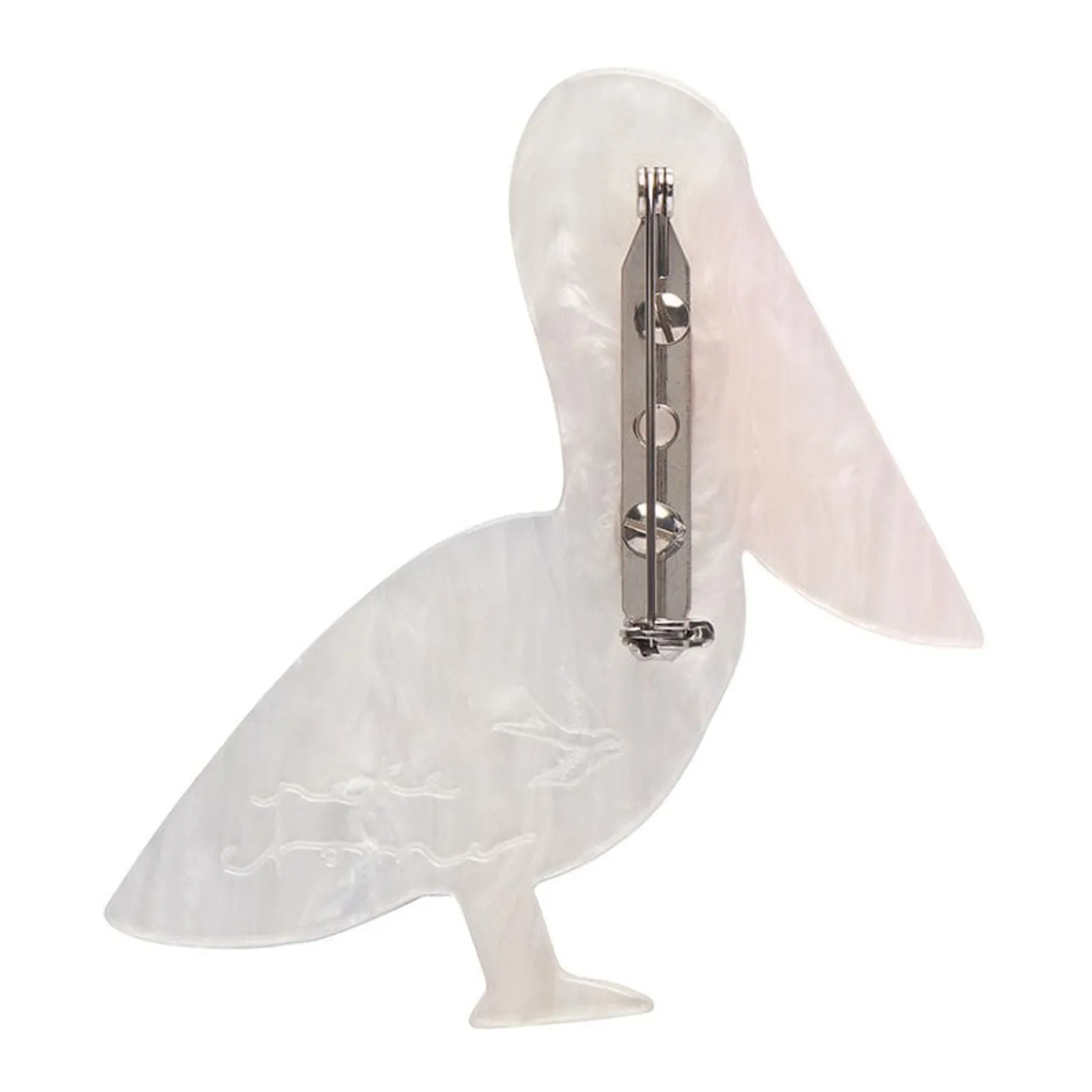 The Perceptive Pelican Brooch