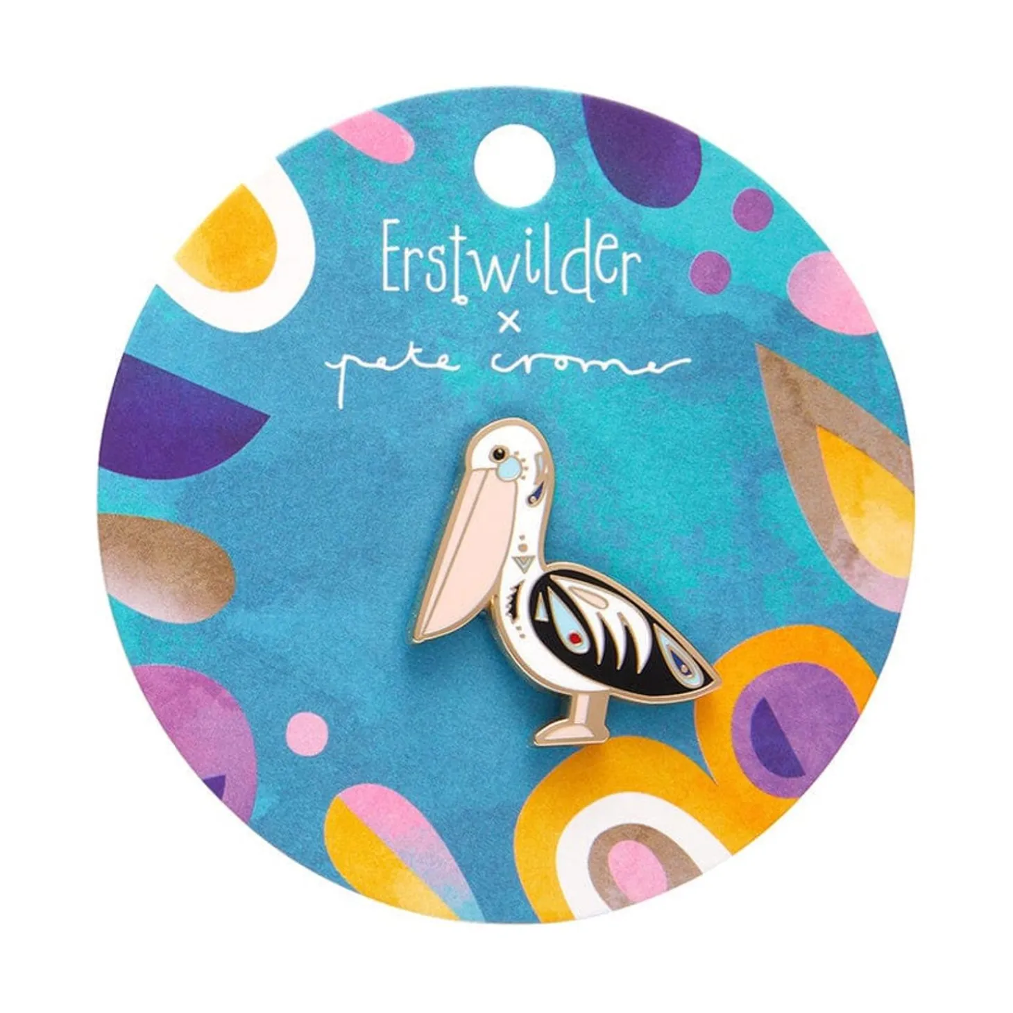 The Perceptive Pelican Enamel Pin