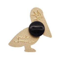 The Perceptive Pelican Enamel Pin
