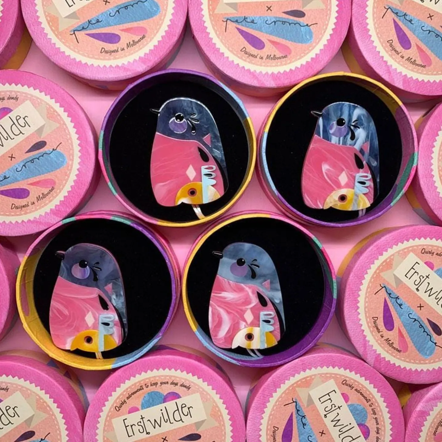The Perky Pink Robin