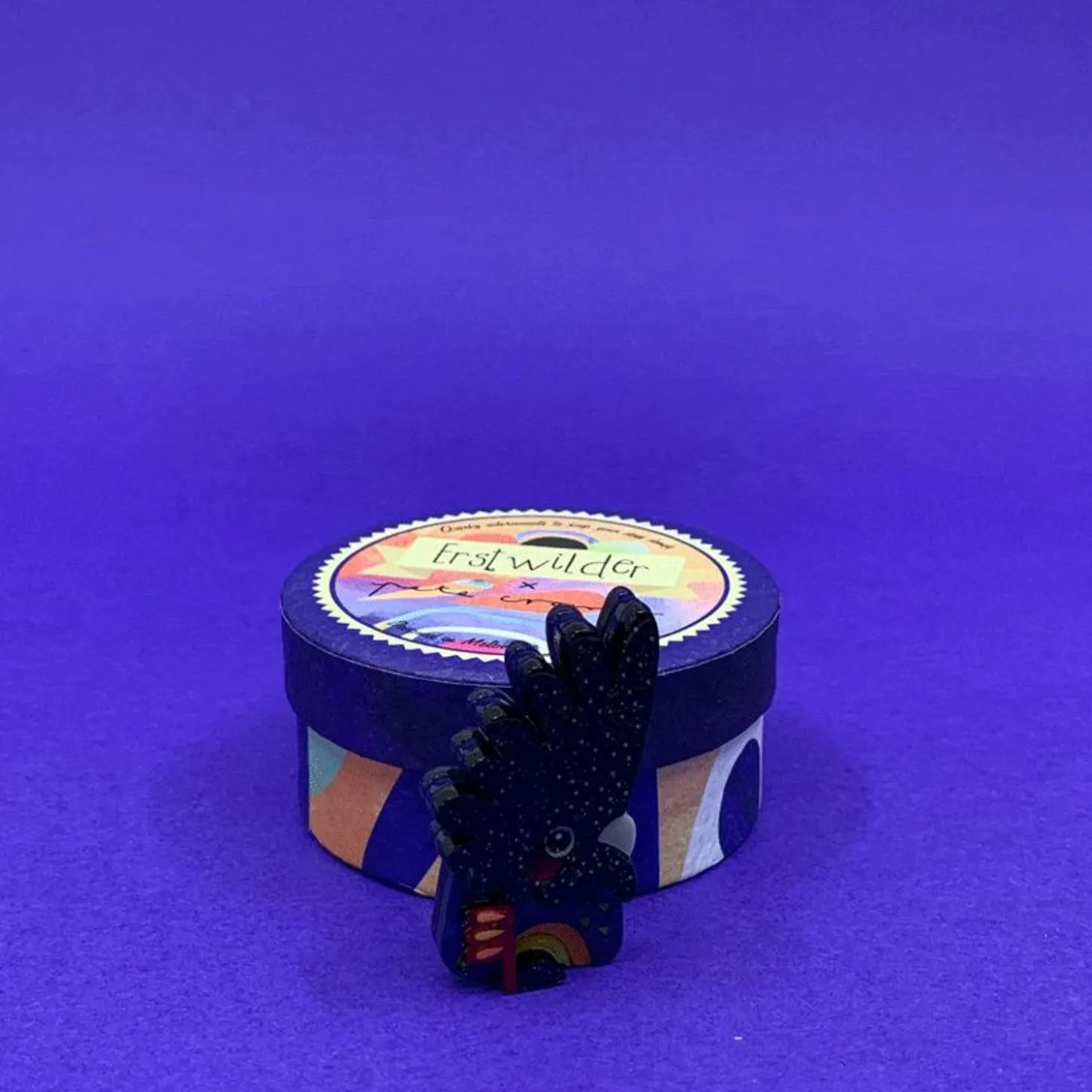 The Rare Red-Tail Cockatoo Mini Brooch