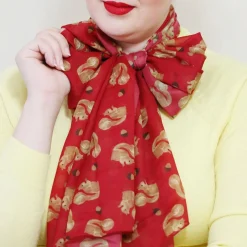 The Satisfied Squirrel Large Neck Scarf