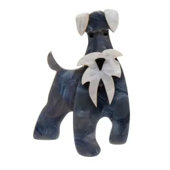 The Schnauzer And Klaus Brooch