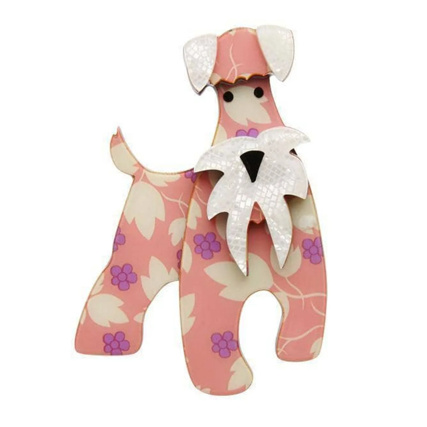 The Schnauzer And Klaus Brooch
