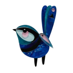 The Splendid Fairy Wren Brooch