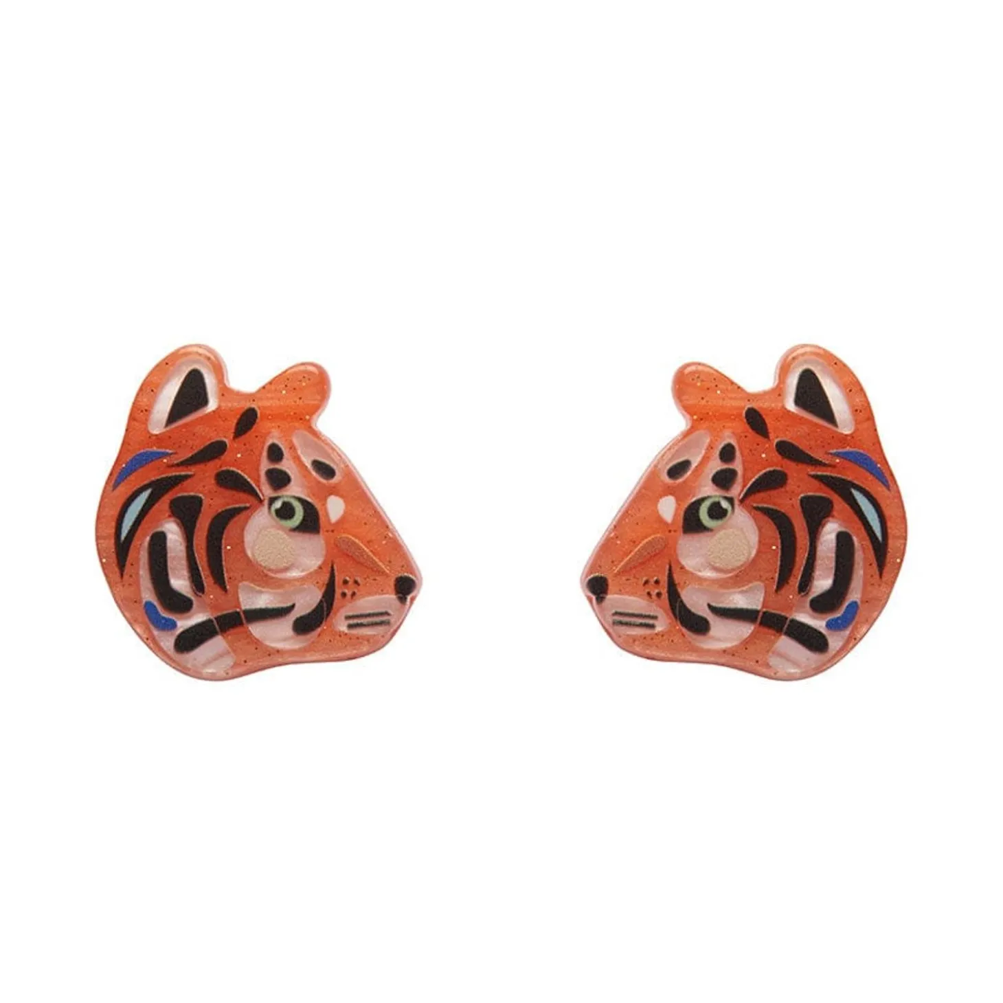 The Tranquil Tiger Earrings