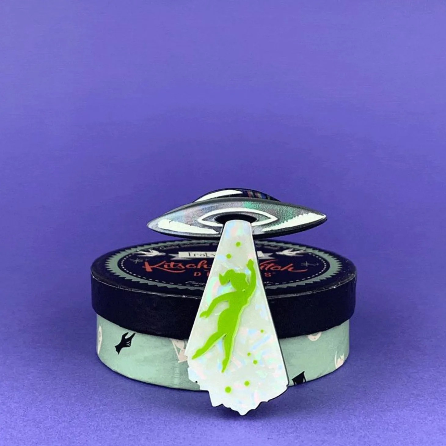 The Truth Is Out There Brooch