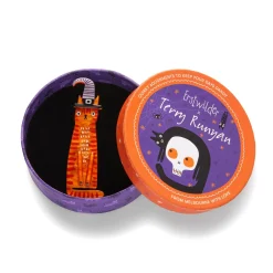 The Whiskered Witch Brooch