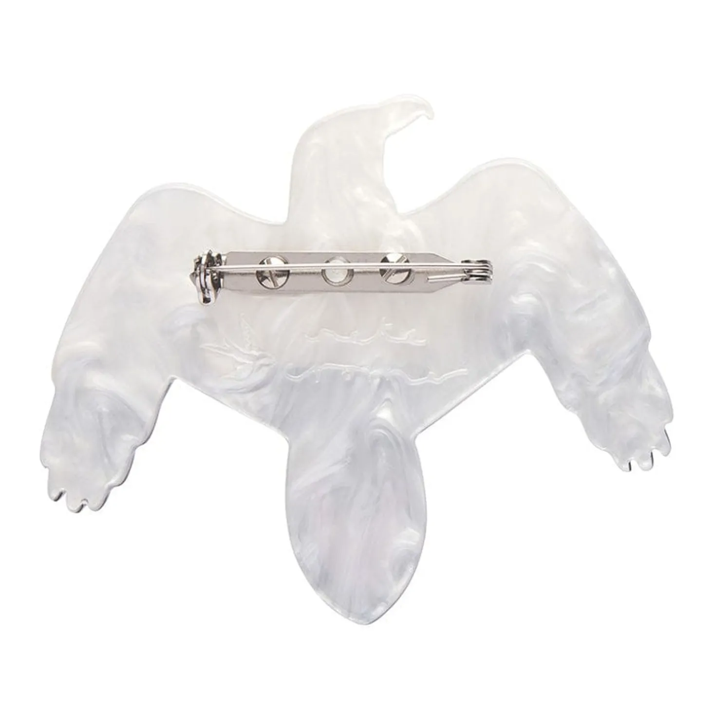 The Wily White Bellied Sea Eagle Brooch