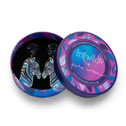 The Zealous Zebra Earrings