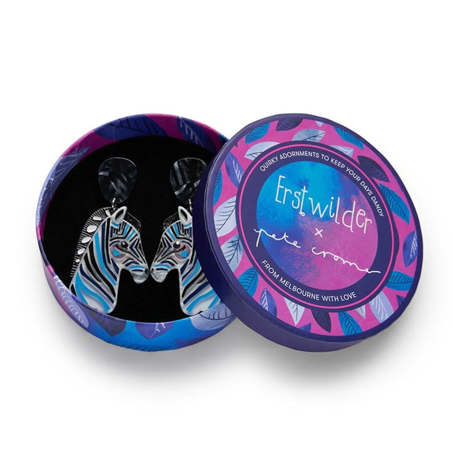 The Zealous Zebra Earrings