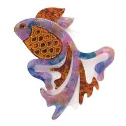 Thin Gold Wings Brooch