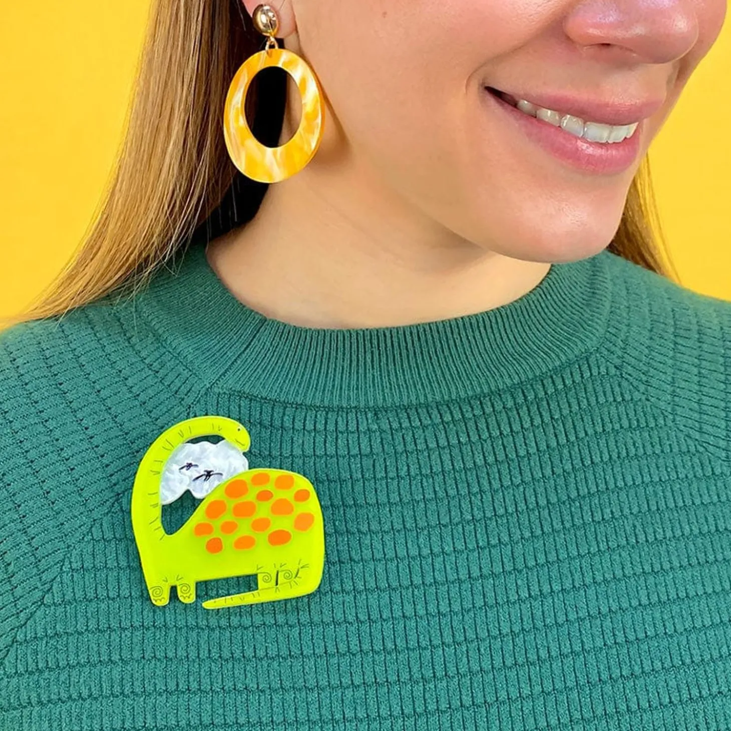Thunder Lizard Brooch