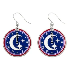 Timely Tale Enamel Drop Earrings