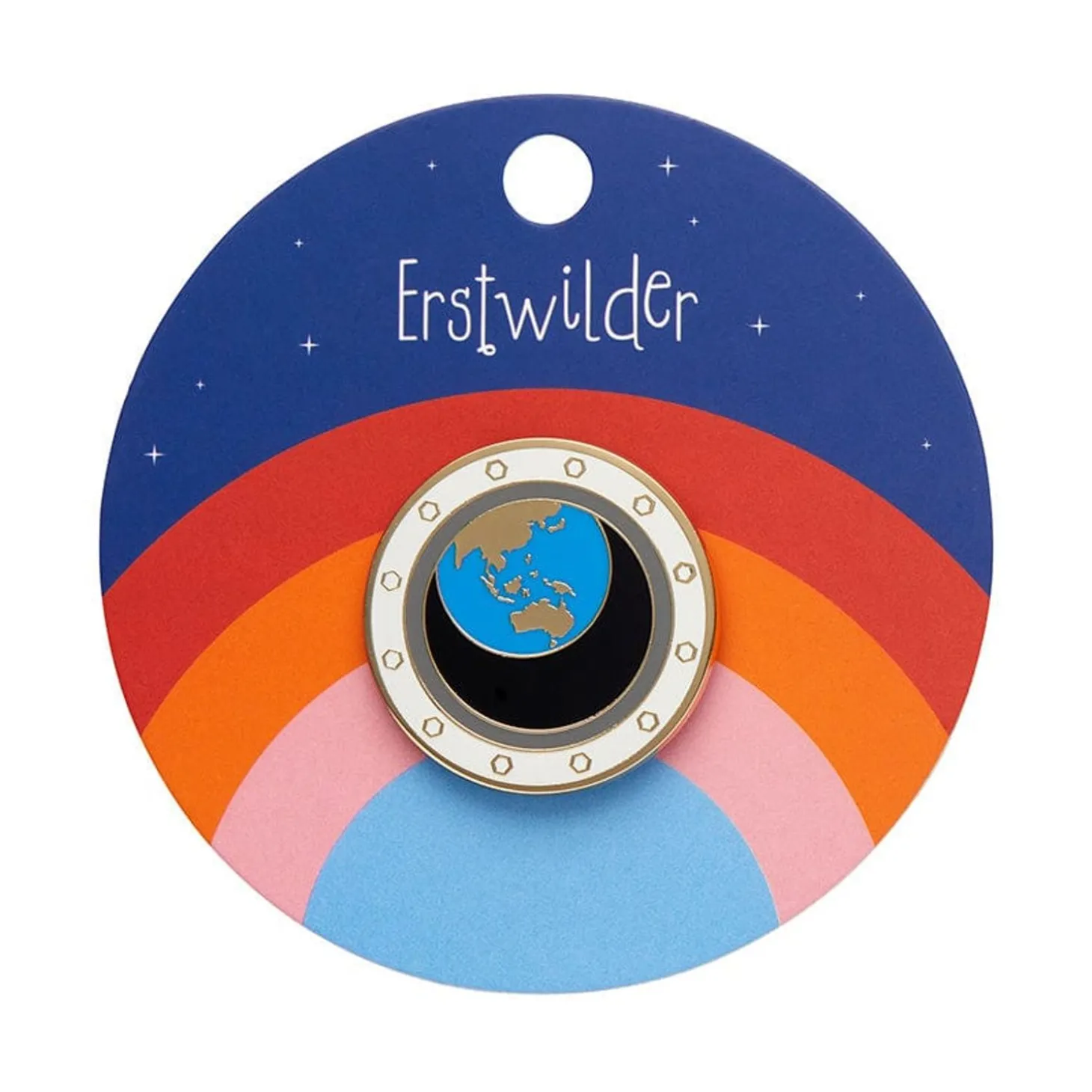 Tiny Blue Dot Enamel Pin
