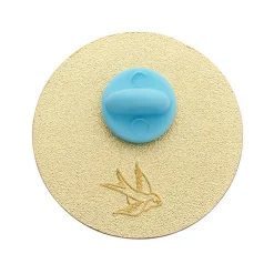 Tiny Blue Dot Enamel Pin