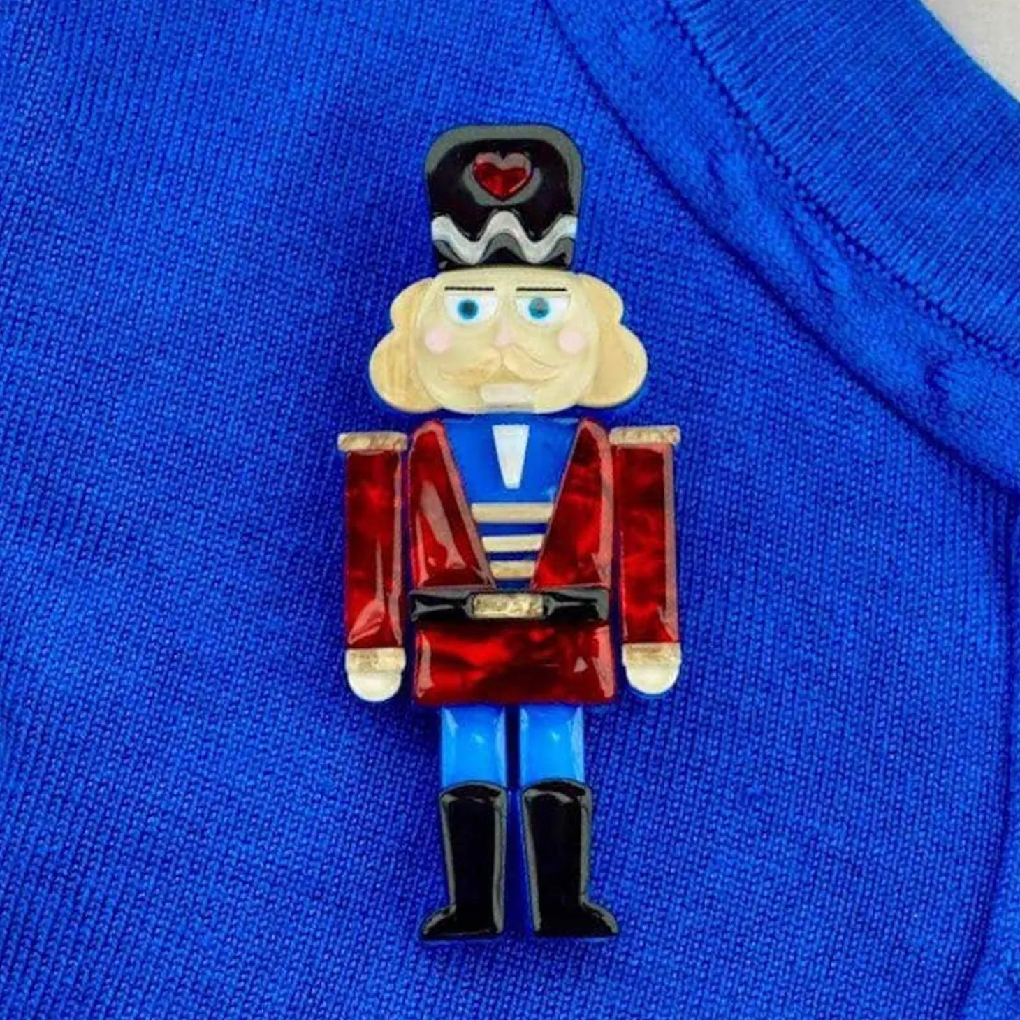 Tiny Tin Soldier Brooch
