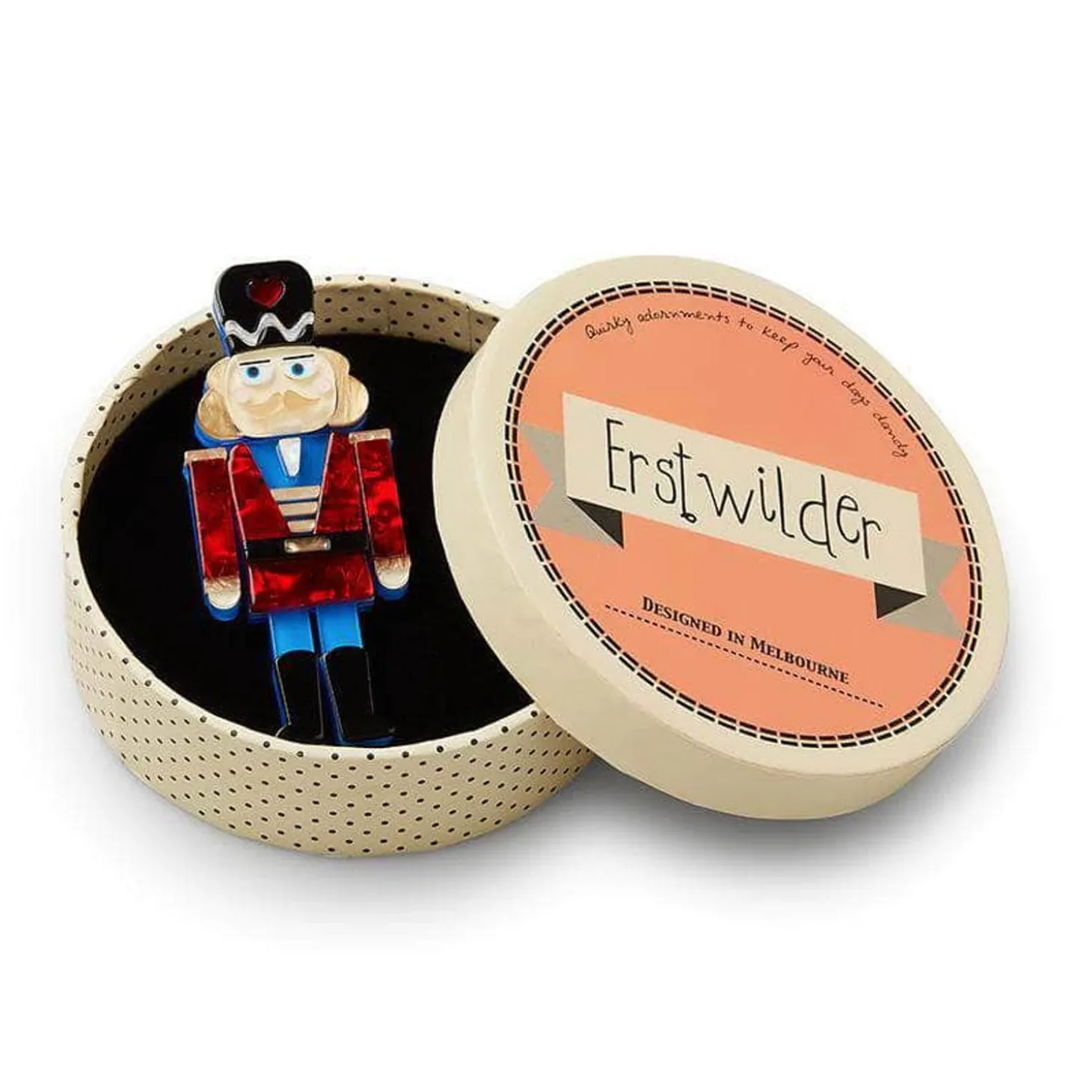 Tiny Tin Soldier Brooch
