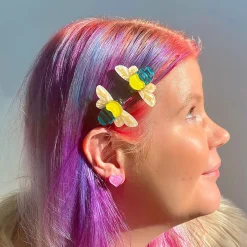 To Bee Or Not To Bee Hair Clips Set - 2 Piece