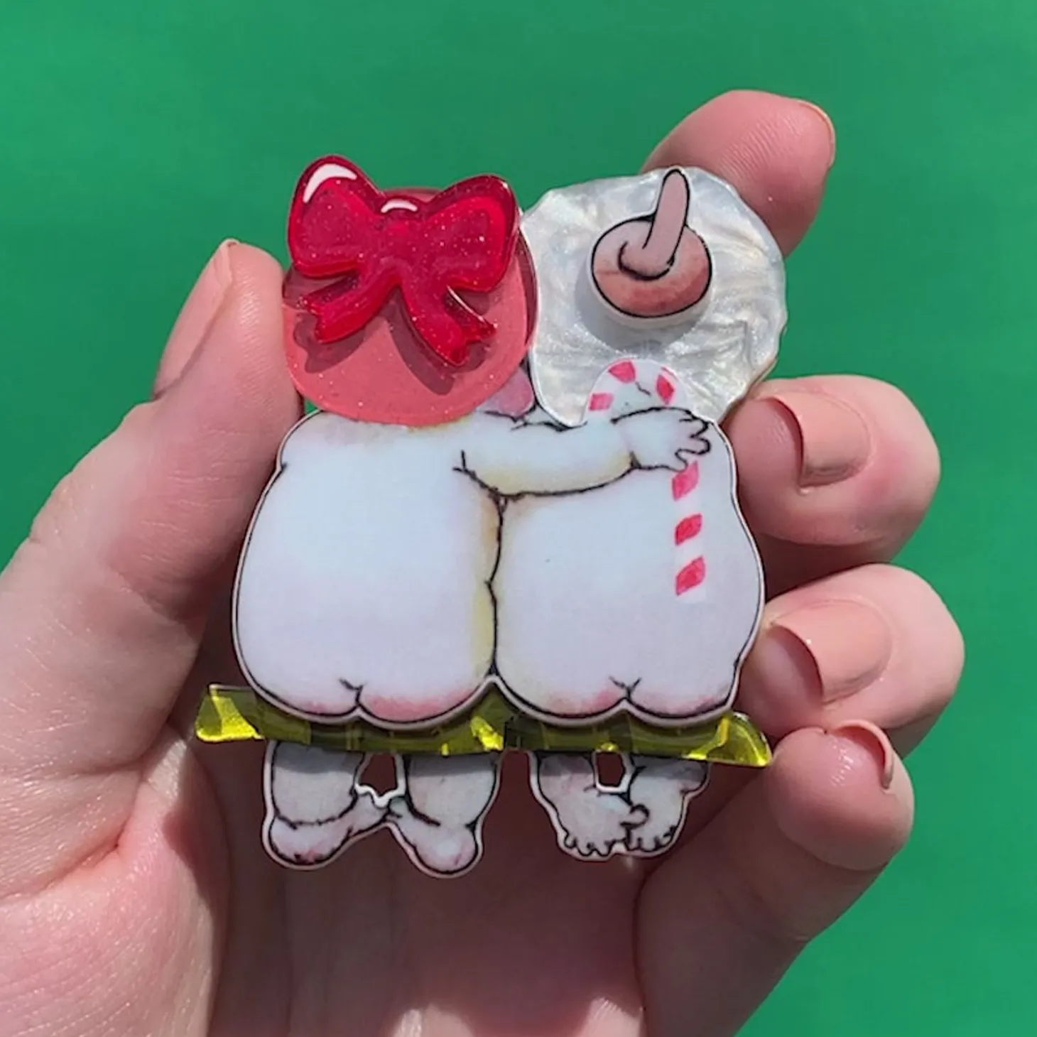 Together For Christmas Brooch