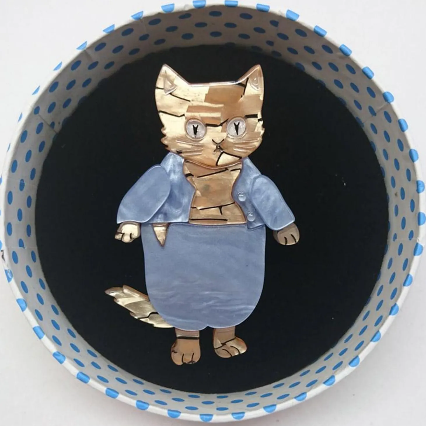 Tom Kitten Brooch