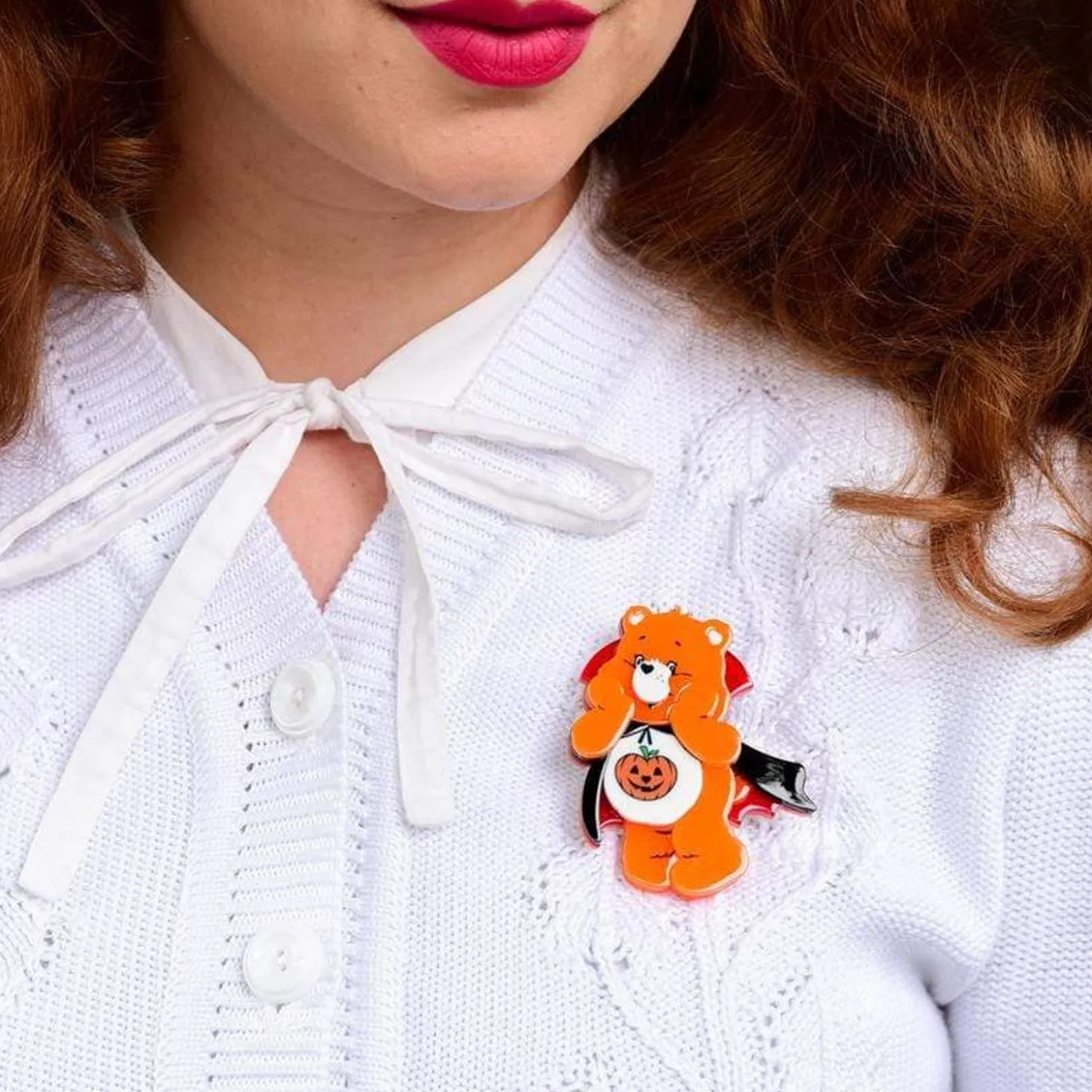 Trick-Or-Sweet Bear Brooch