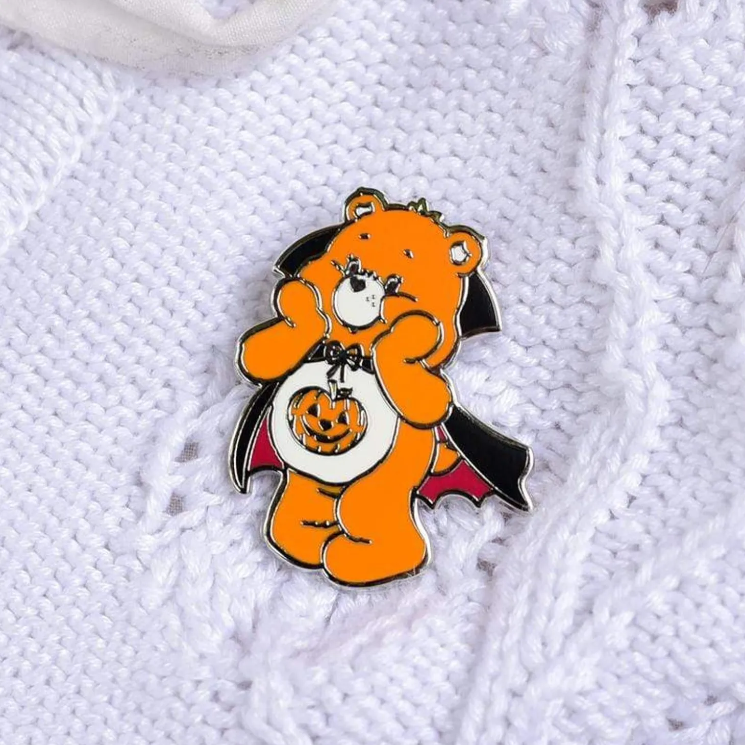 Trick-Or-Sweet Bear Enamel Pin