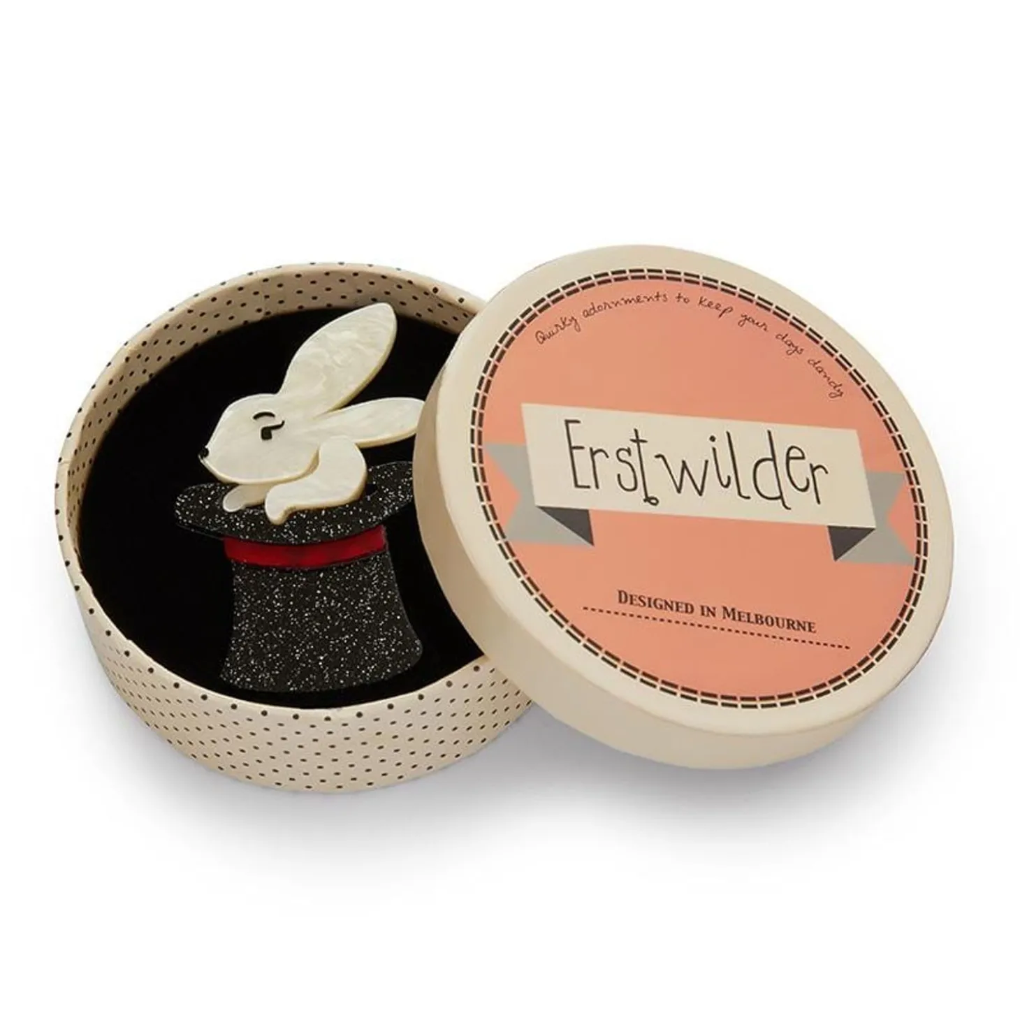 Trixie Bunny Honey Brooch