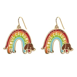 True Colours Enamel Drop Earrings