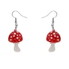 Twinning Toadstools Drop Earrings