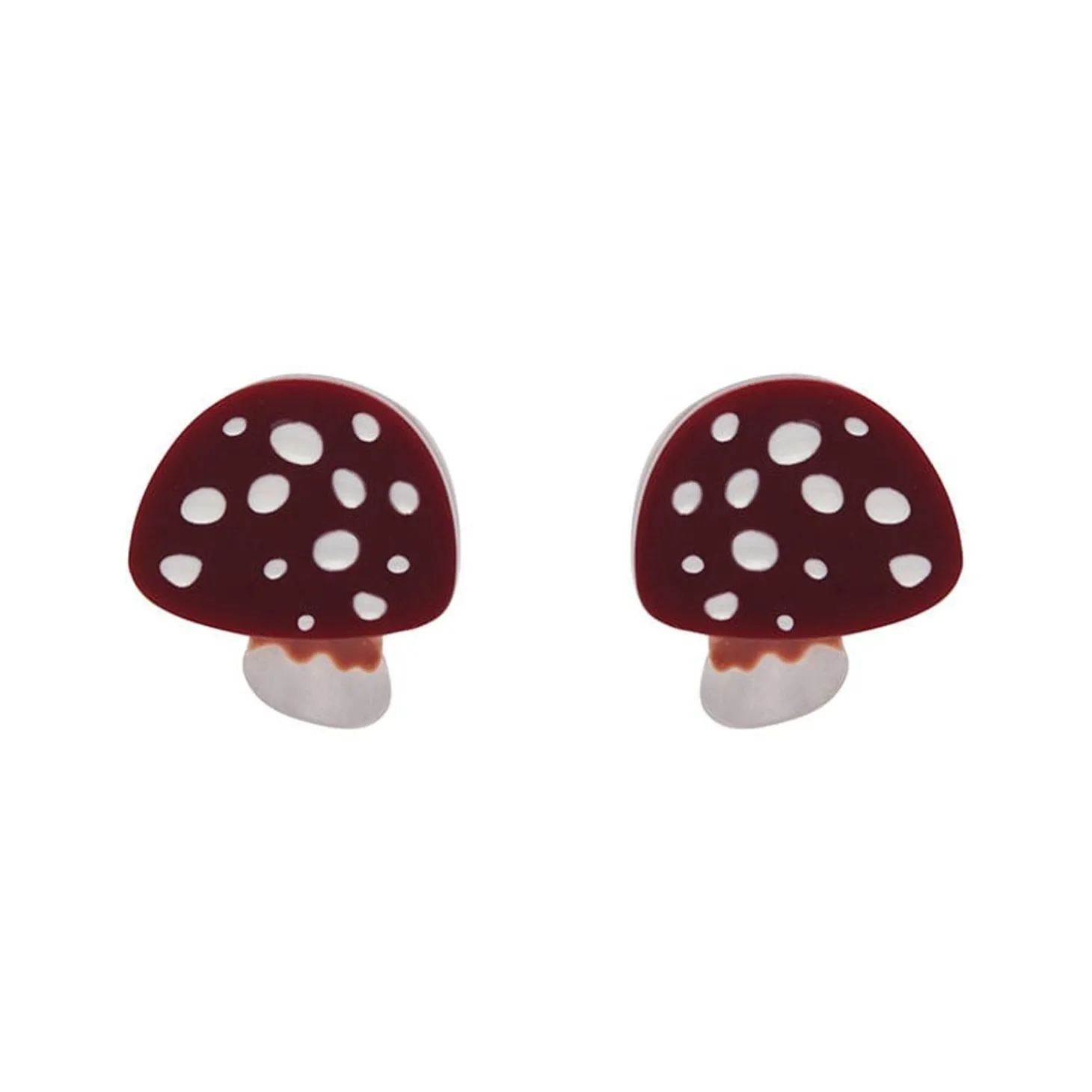 Twinning Toadstools Stud Earrings