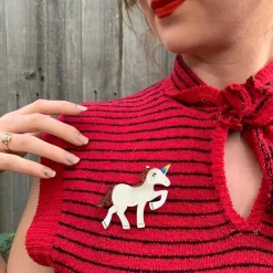 Ula The Unicorn Brooch