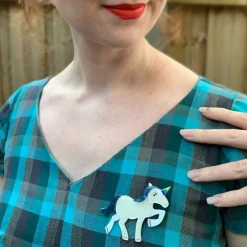 Ula The Unicorn Brooch