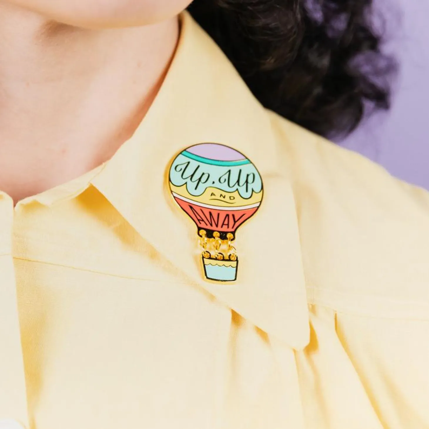 Up, Up And Away Enamel Pin