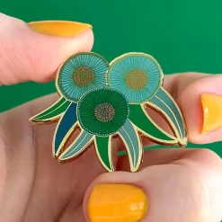 Verdant Green Gum Enamel Pin
