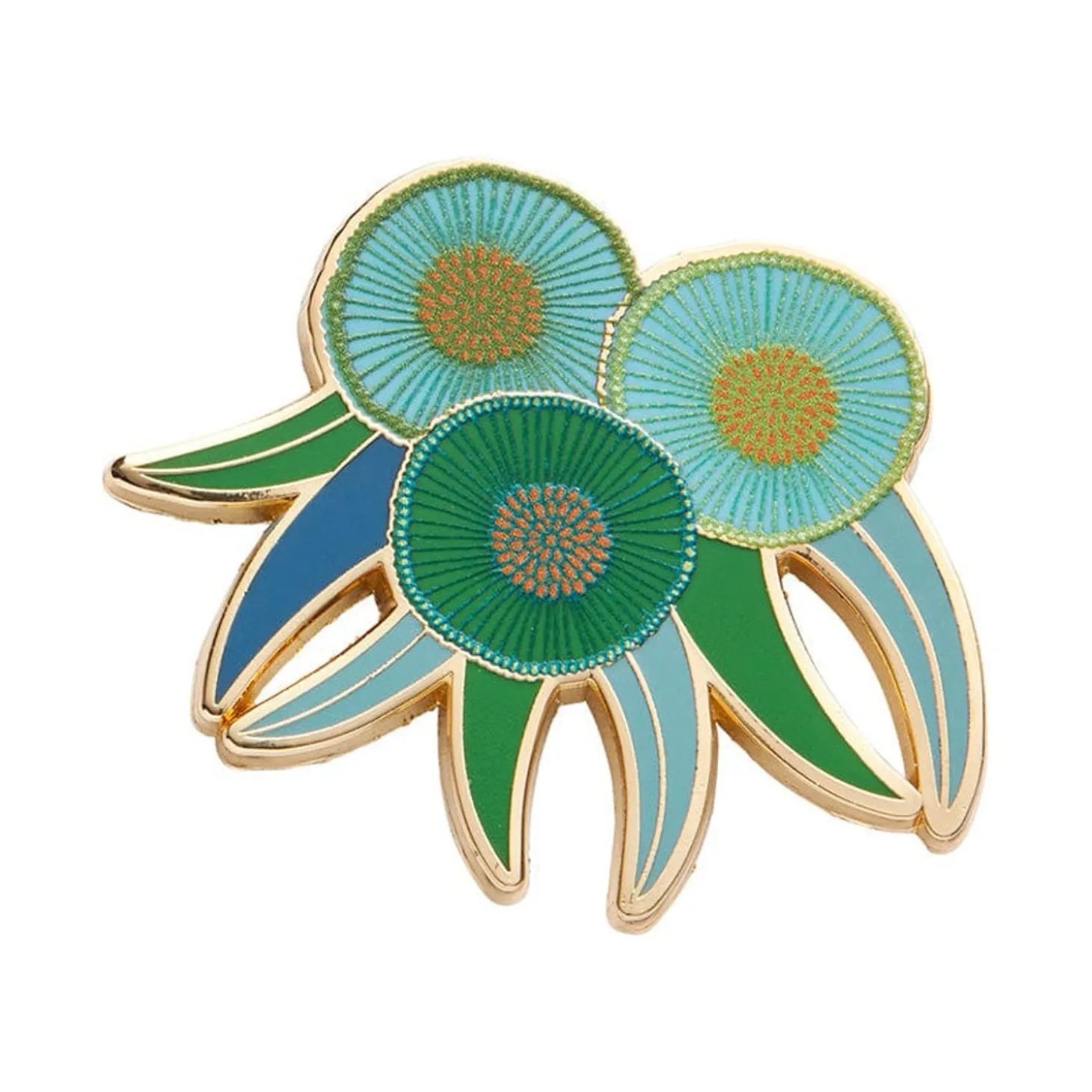 Verdant Green Gum Enamel Pin