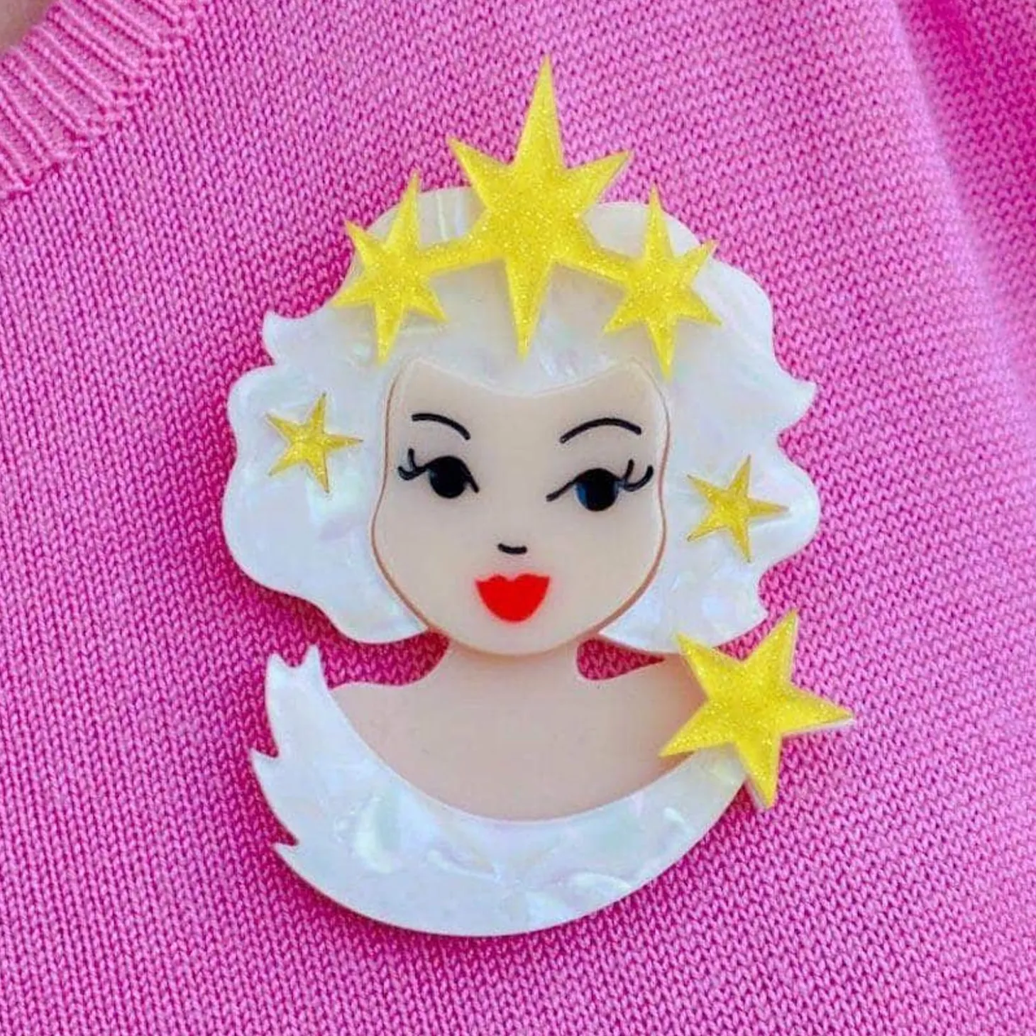 Virgo The Visionary Brooch