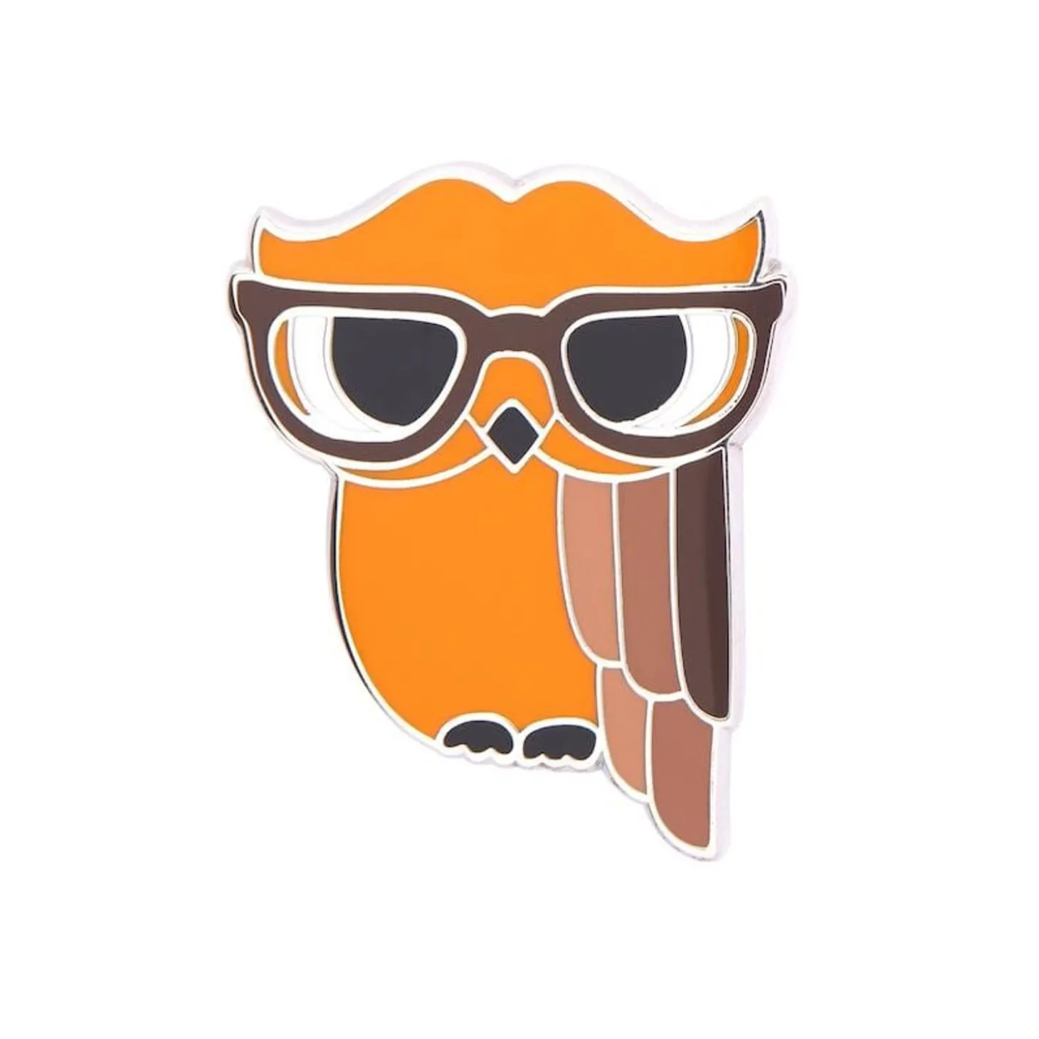 Waldo The Wacky Wise Owl Enamel Pin