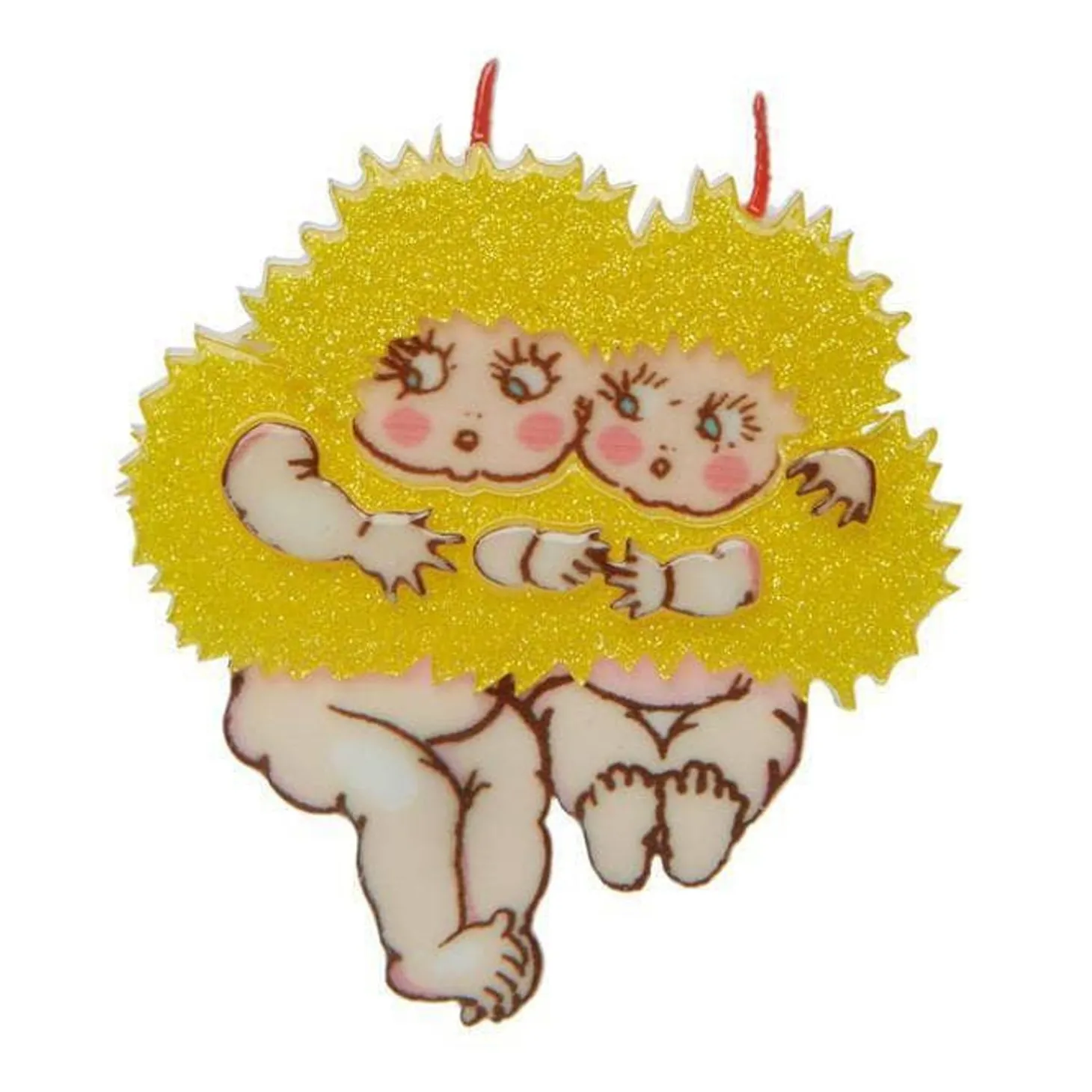 Wattle Babies Brooch
