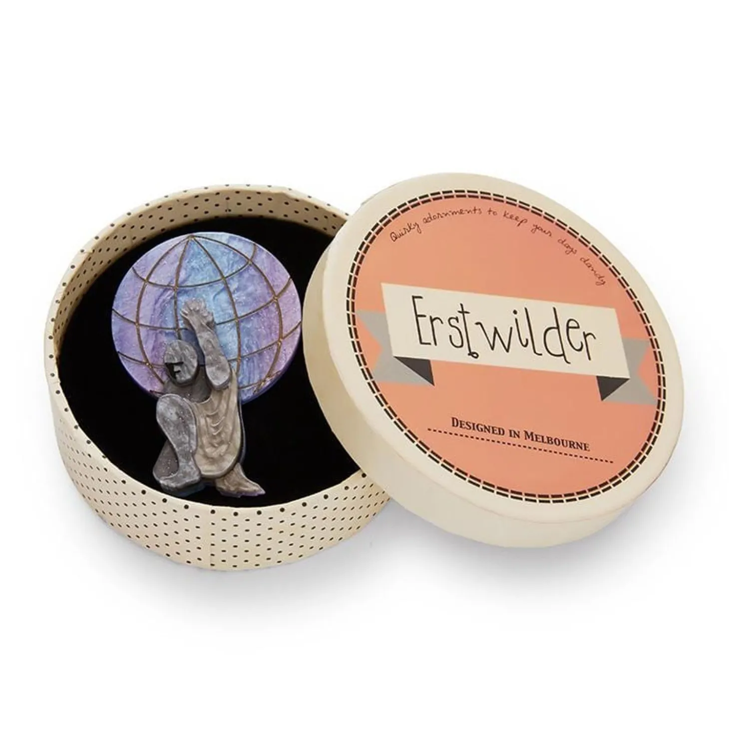 Weight Of The World Brooch