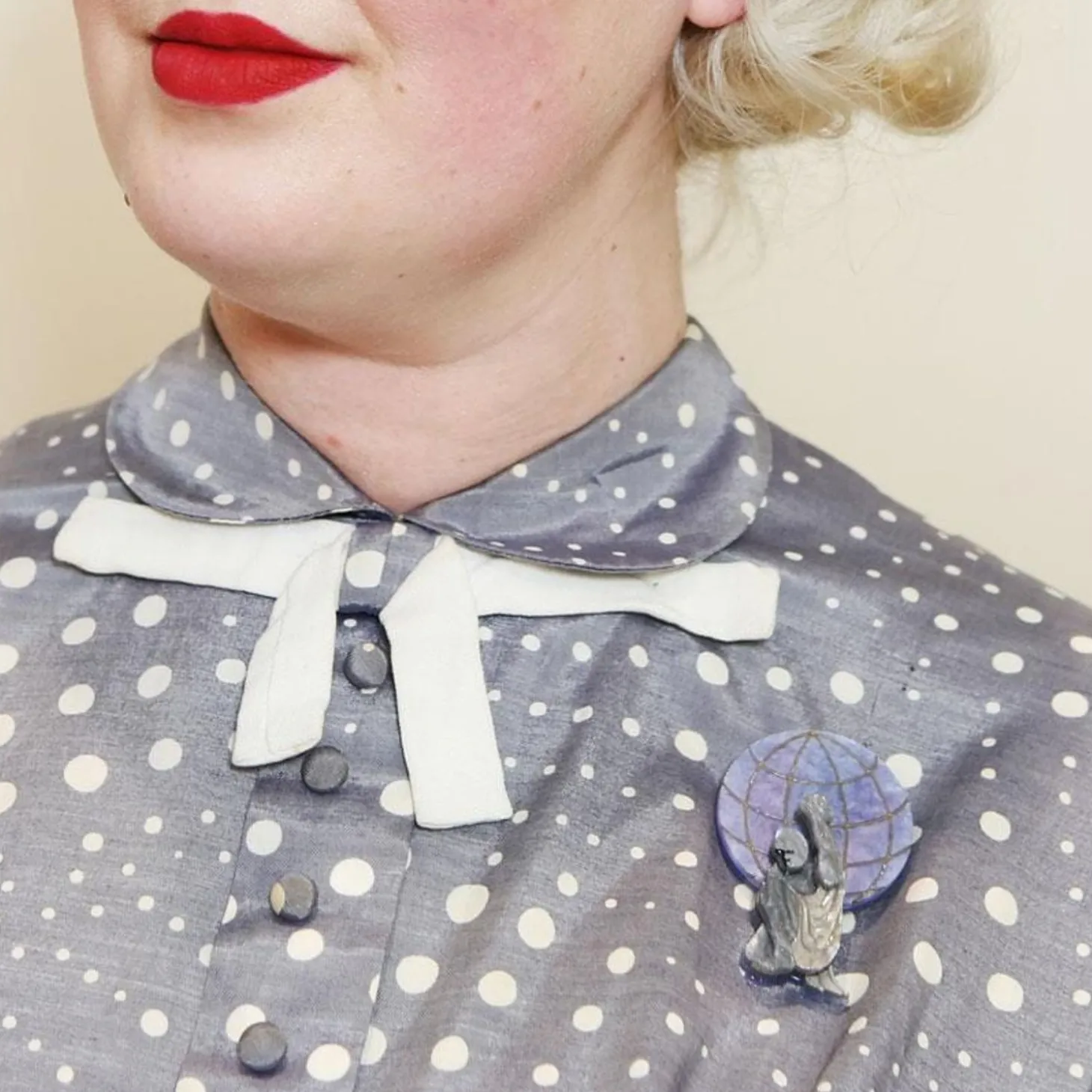 Weight Of The World Brooch