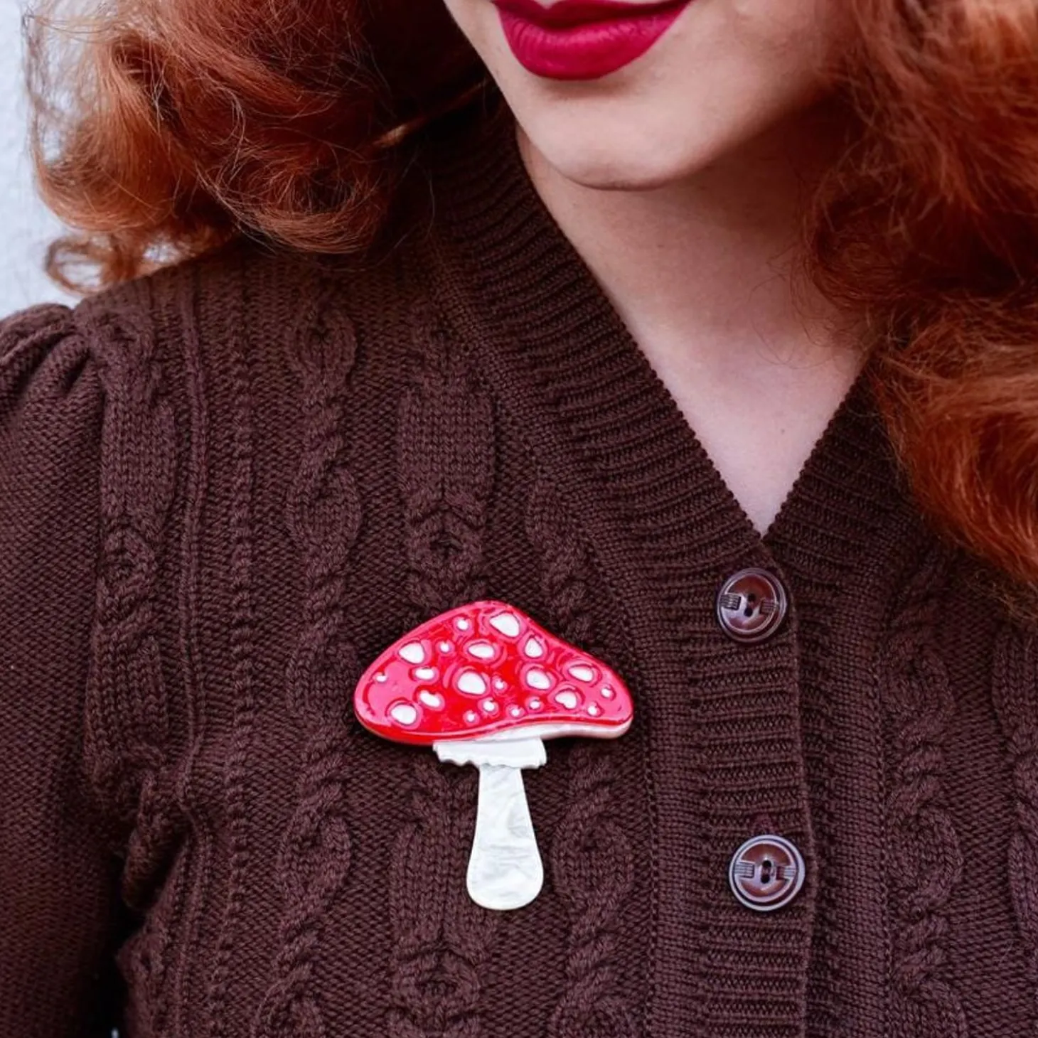 Well Spotted Brooch