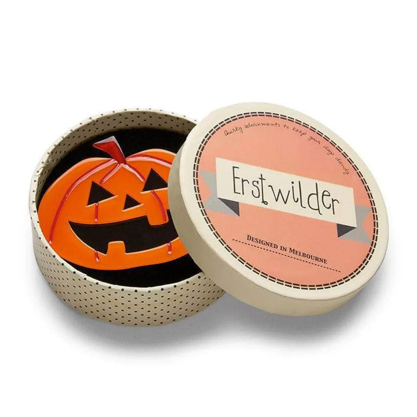 Will-O' The Wisp Pumpkin Brooch