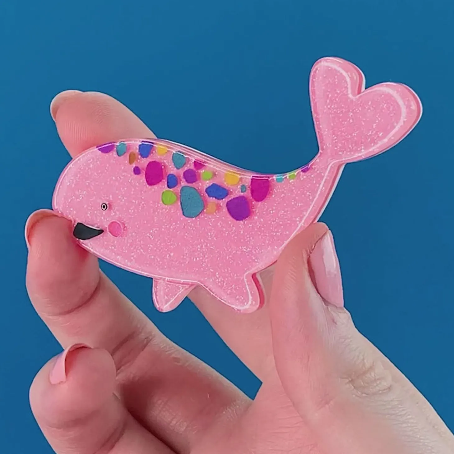 Winnie The Whale Brooch
