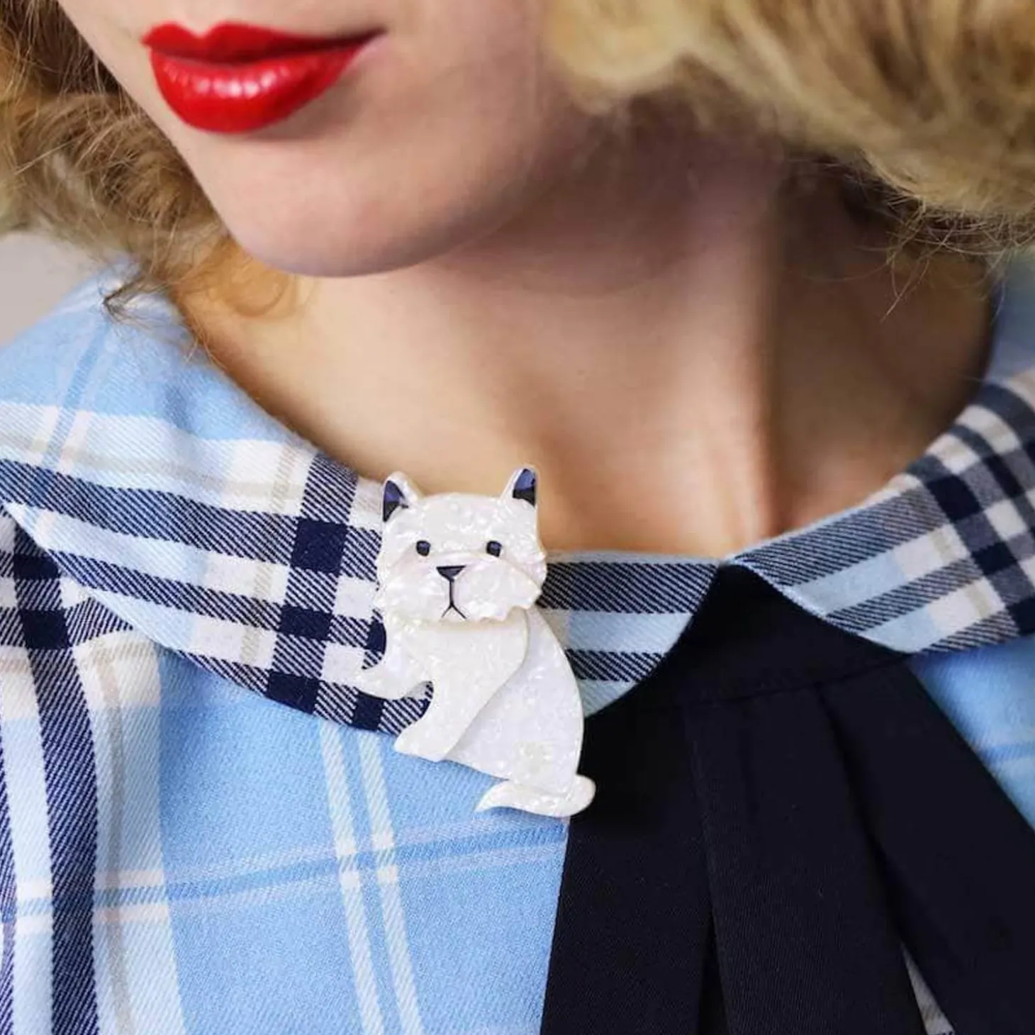 Winston The Westie Brooch