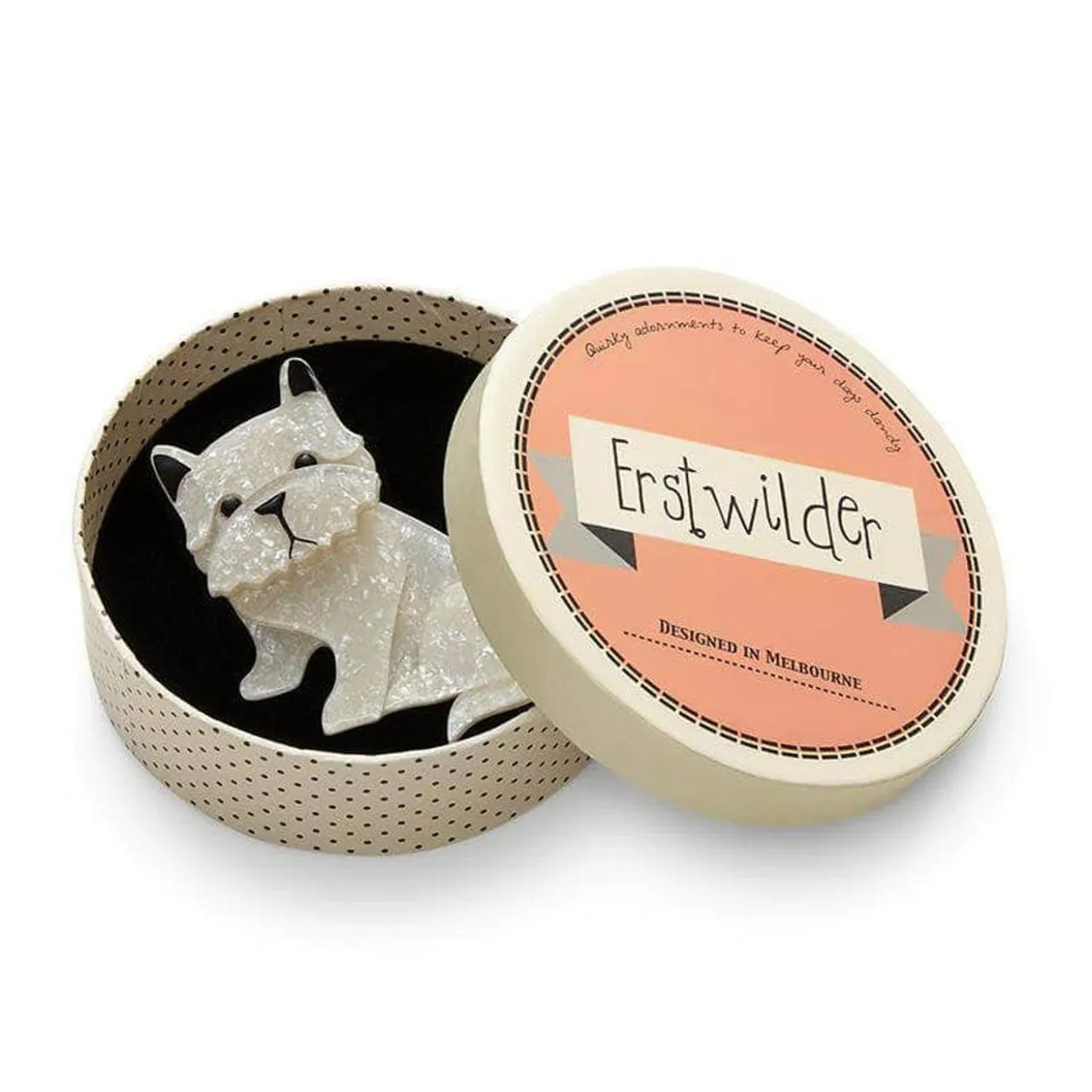 Winston The Westie Brooch