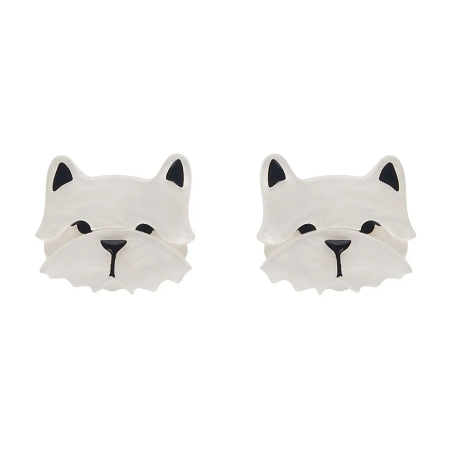 Winston The Westie Earrings