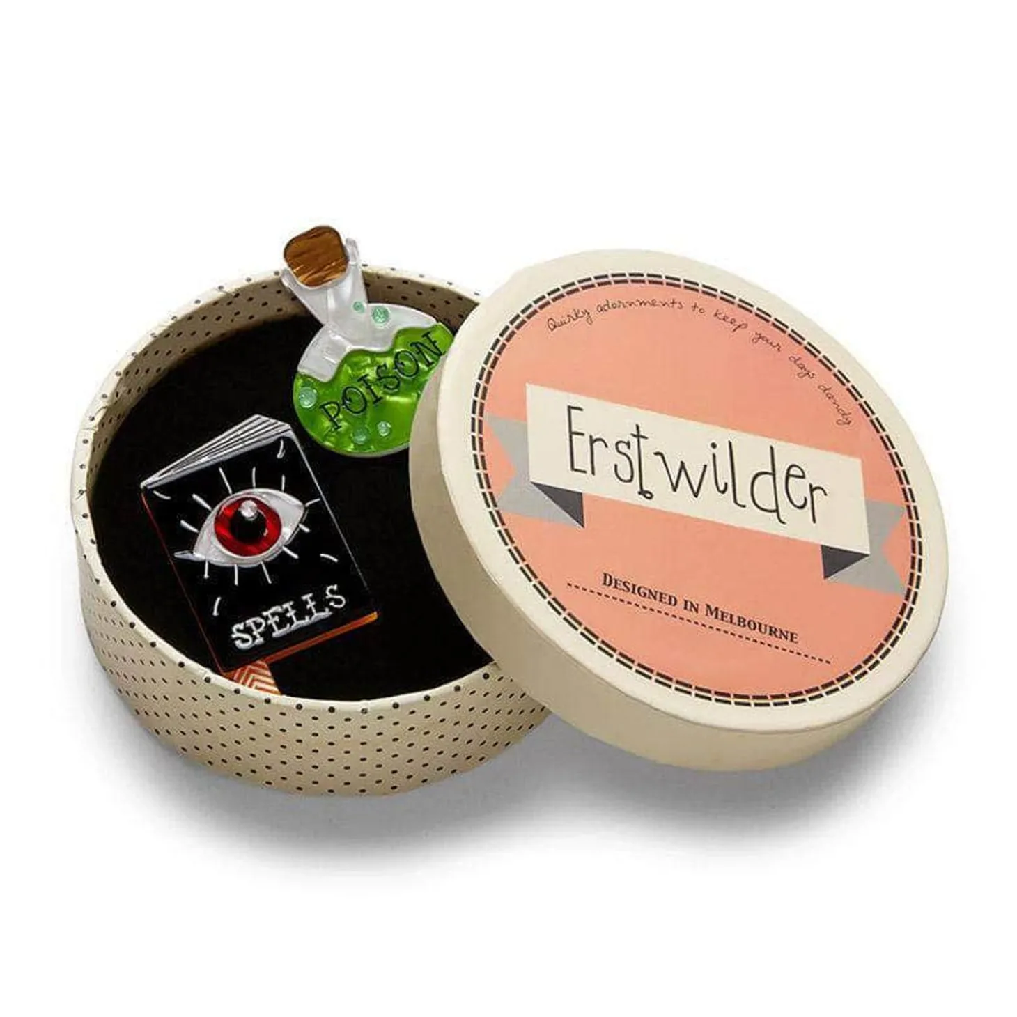 Witch'S Brew Brooch Set